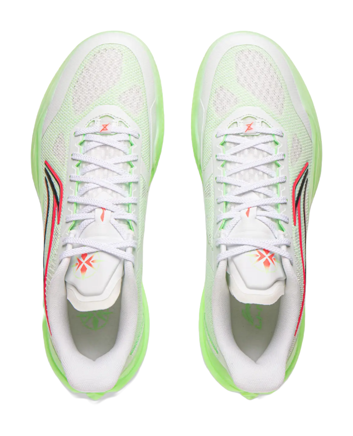 Li-Ning LiRen 5 V2 "Spring Essence" - Basketball Shoes for Men White and Green  VJSNEAKER