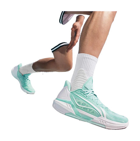 Li Ning Light Speed 3 Basketball Shoes Mens Low top Island Blue White  vjsneaker.com