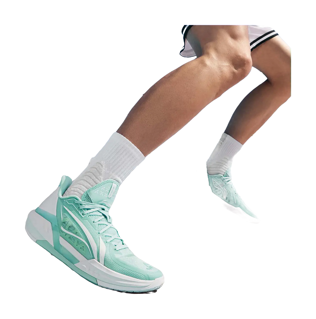 Li Ning Light Speed 3 Basketball Shoes Mens Low top Island Blue White  vjsneaker.com