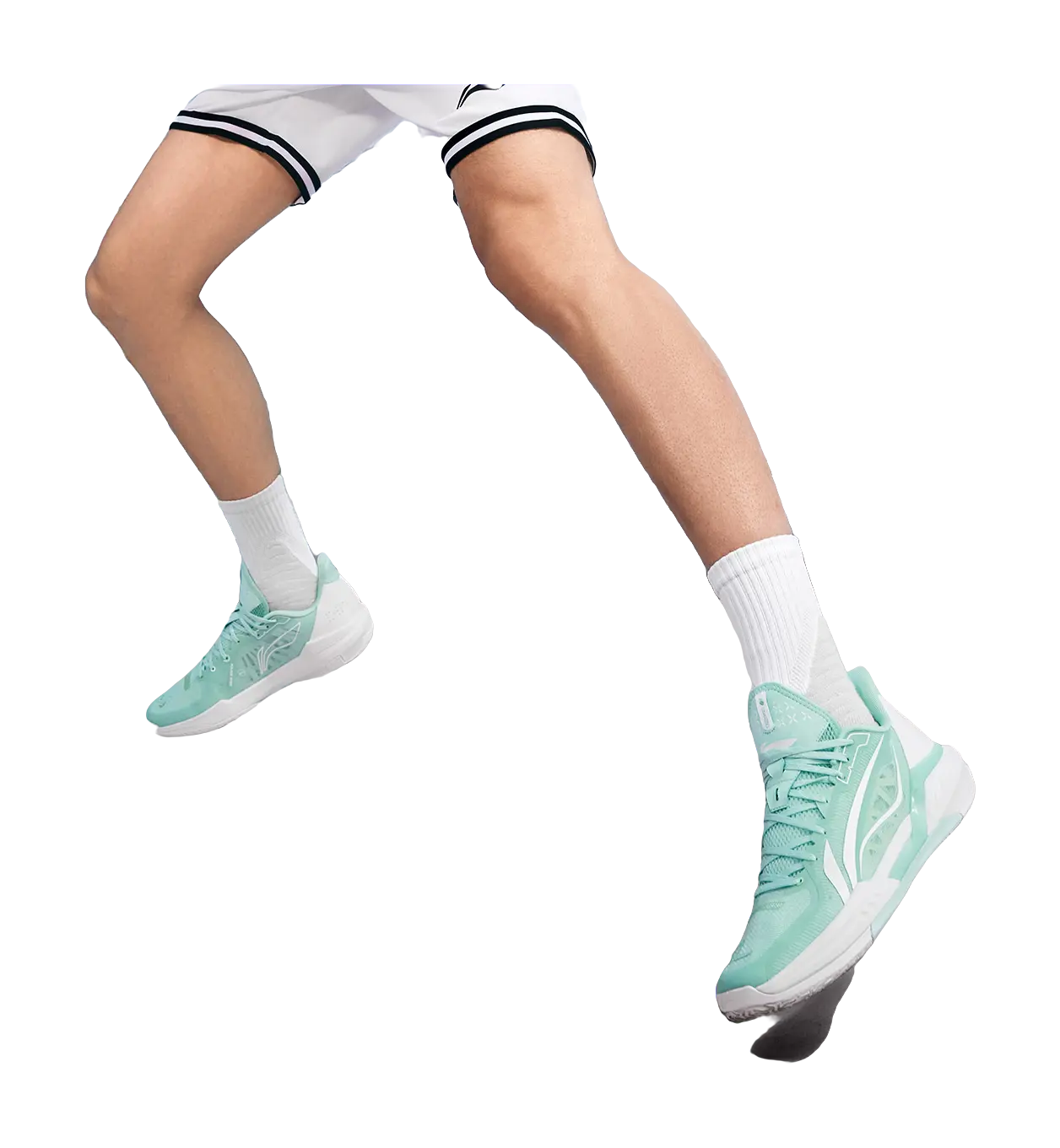 Li Ning Light Speed 3 Basketball Shoes Mens Low top Island Blue White  vjsneaker.com