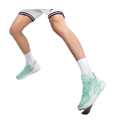 Li Ning Light Speed 3 Basketball Shoes Mens Low top Island Blue White  vjsneaker.com