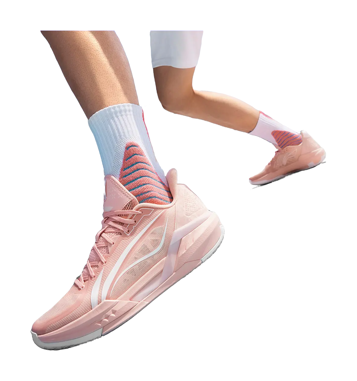 Li Ning Light Speed 3 Basketball Shoes Mens Low top Pink  vjsneaker.com