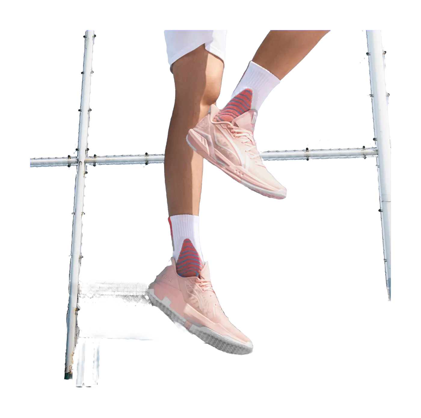 Li Ning Light Speed 3 Basketball Shoes Mens Low top Pink  vjsneaker.com