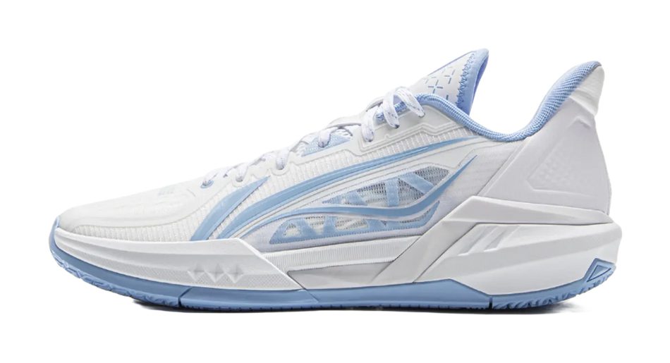 Li Ning Light Speed 3 Basketball Shoes Mens Low top White Blue  vjsneaker.com