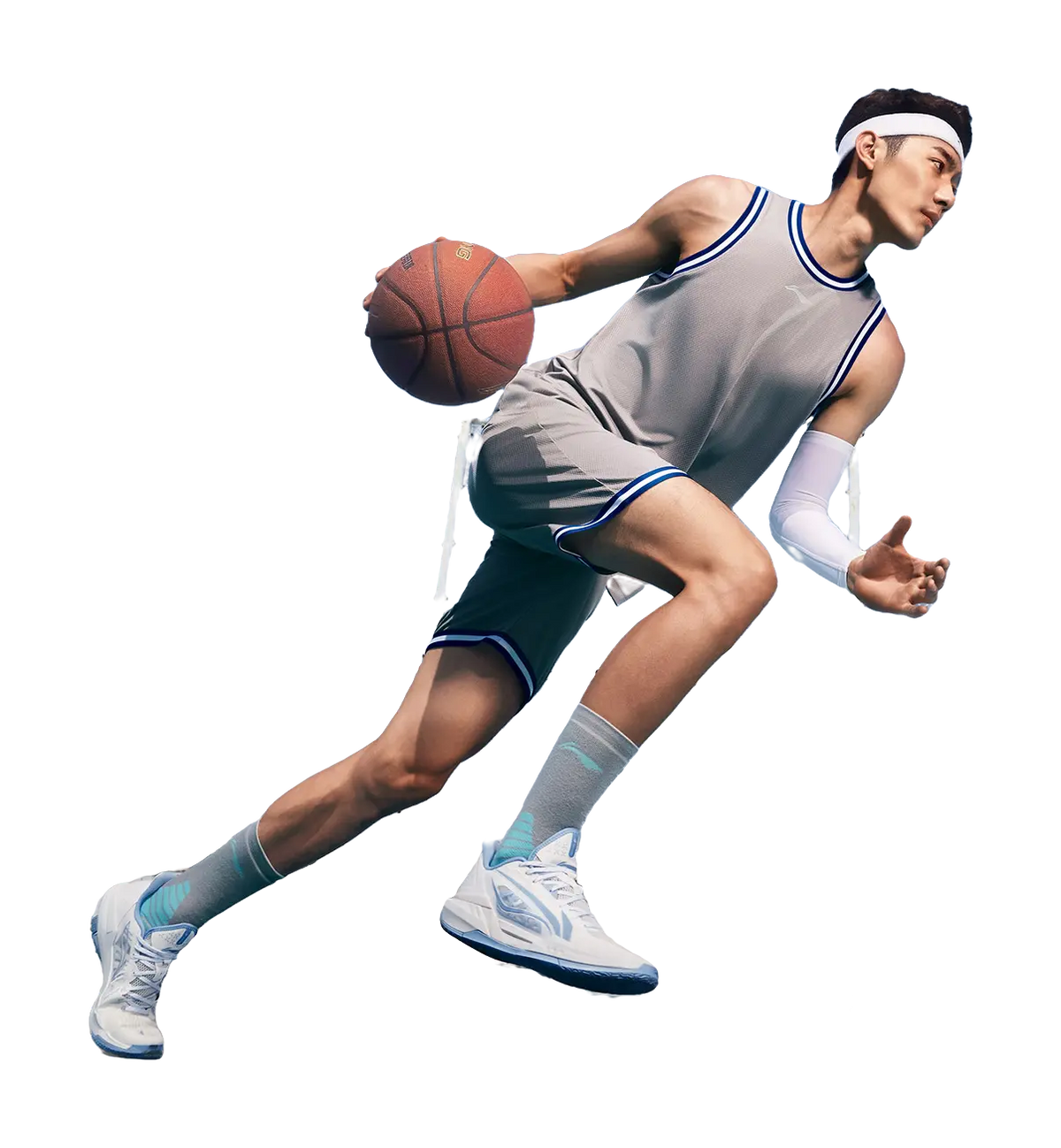 Li-Ning Light Speed 3 "White Blue" ABPV005-4 - Basketball Shoes Men