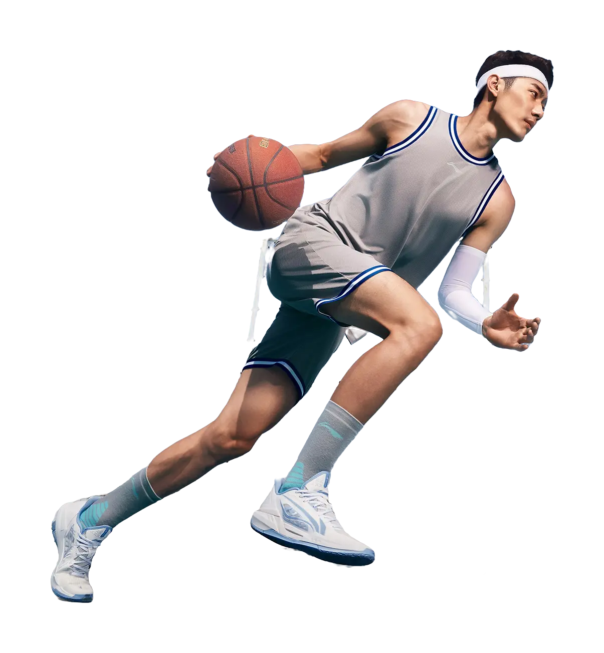 Li-Ning Light Speed 3 "White Blue" ABPV005-4 - Basketball Shoes Men