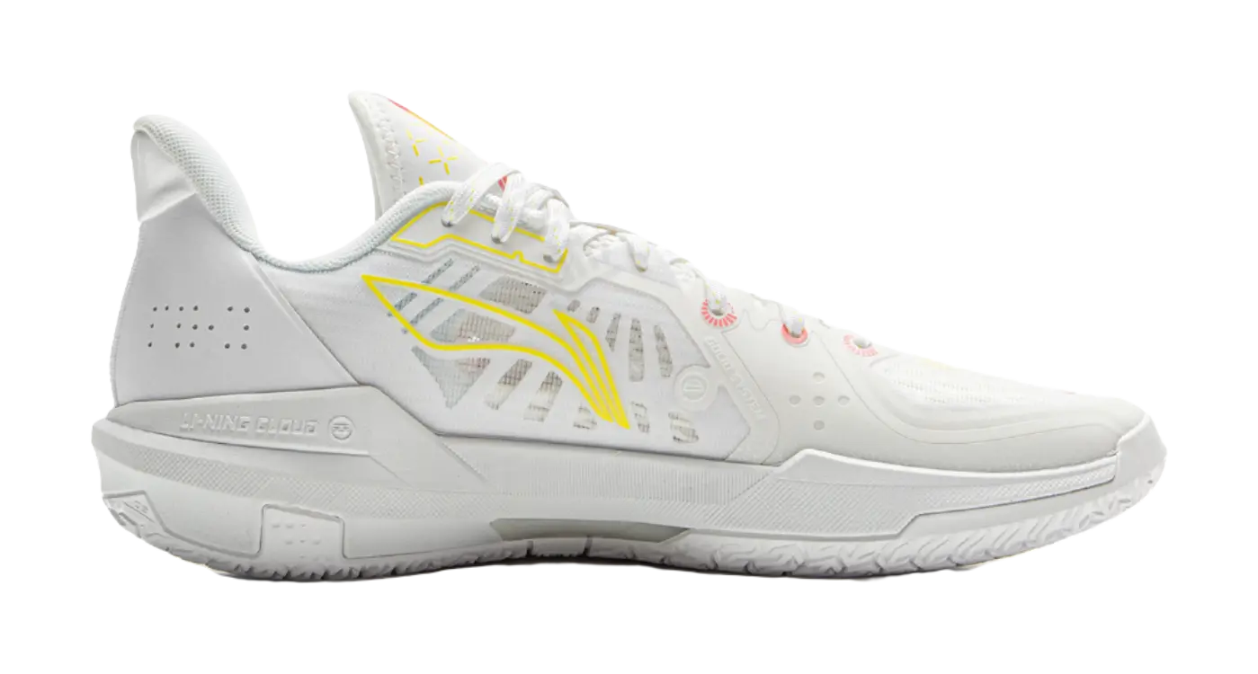 Li Ning Light Speed 3 Basketball Shoes Mens Low top White Pink  vjsneaker.com