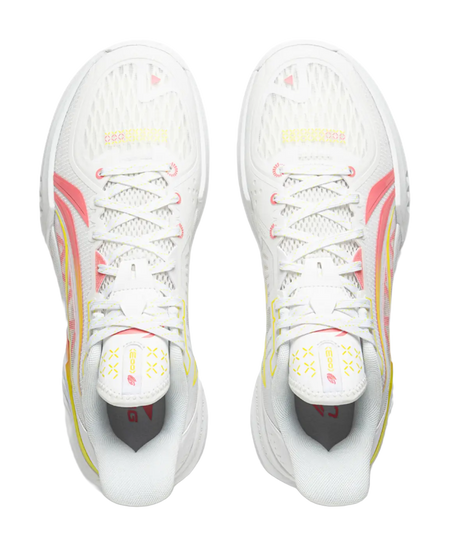 Li Ning Light Speed 3 Basketball Shoes Mens Low top White Pink  vjsneaker.com