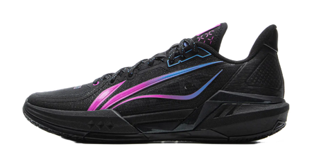 Li Ning Light Speed 3 - Black Purple Low Top Basketball Shoes for Men 