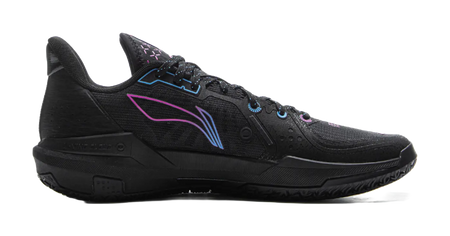 Li Ning Light Speed 3 - Black Purple Low Top Basketball Shoes for Men 