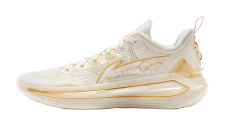 Li Ning Liren 3 V2 Basketball Shoes Unisex Low top Yellow/White  vjsneaker.com