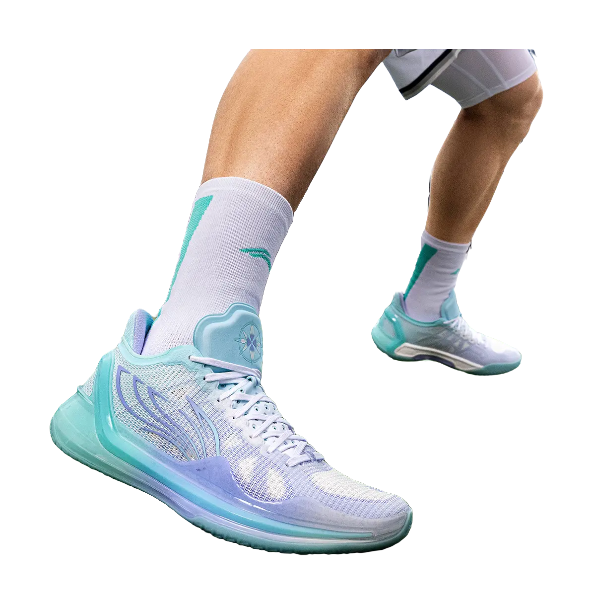 Li-Ning Liren 4 V2 "Blue Lotus" "Qinglian"  vjsneaker.com