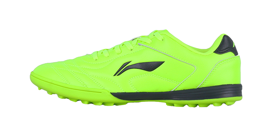Li Ning Men's Low-Top Soccer Cleats in Neon Green Black 