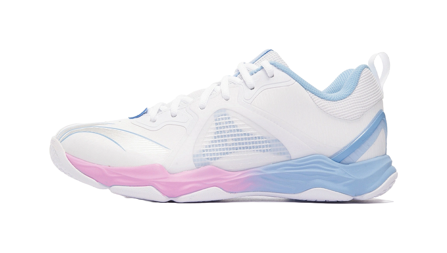 Li Ning Ranger6 LITE Low-Top Badminton Shoes - Shock Absorption Slip & Abrasion Resistant Unisex Standard White 
