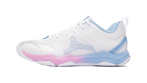Li Ning Ranger6 LITE Low-Top Badminton Shoes - Shock Absorption Slip & Abrasion Resistant Unisex Standard White 