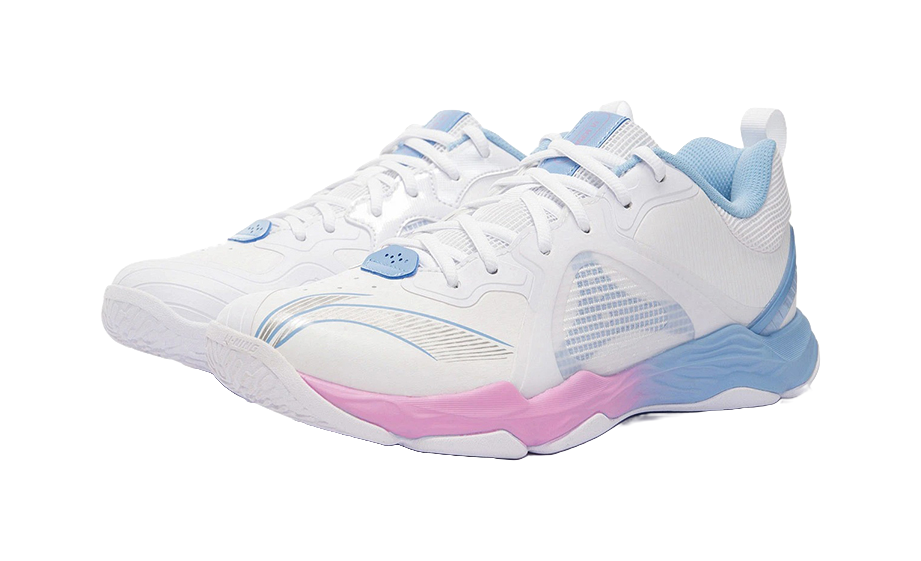 Li Ning Ranger6 LITE Low-Top Badminton Shoes - Shock Absorption Slip & Abrasion Resistant Unisex Standard White 