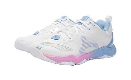 Li Ning Ranger6 LITE Low-Top Badminton Shoes - Shock Absorption Slip & Abrasion Resistant Unisex Standard White 