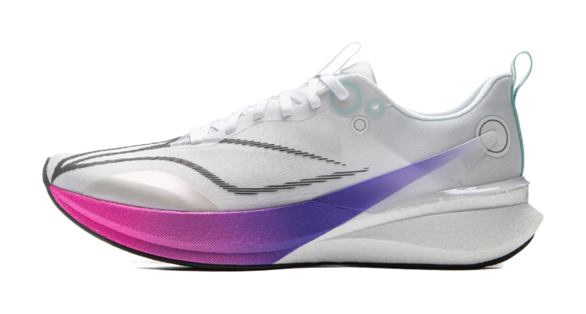 Li-Ning Red Hare 8 PRO White Purple - Running Shoes PROBAR LOC  VJSNEAKER