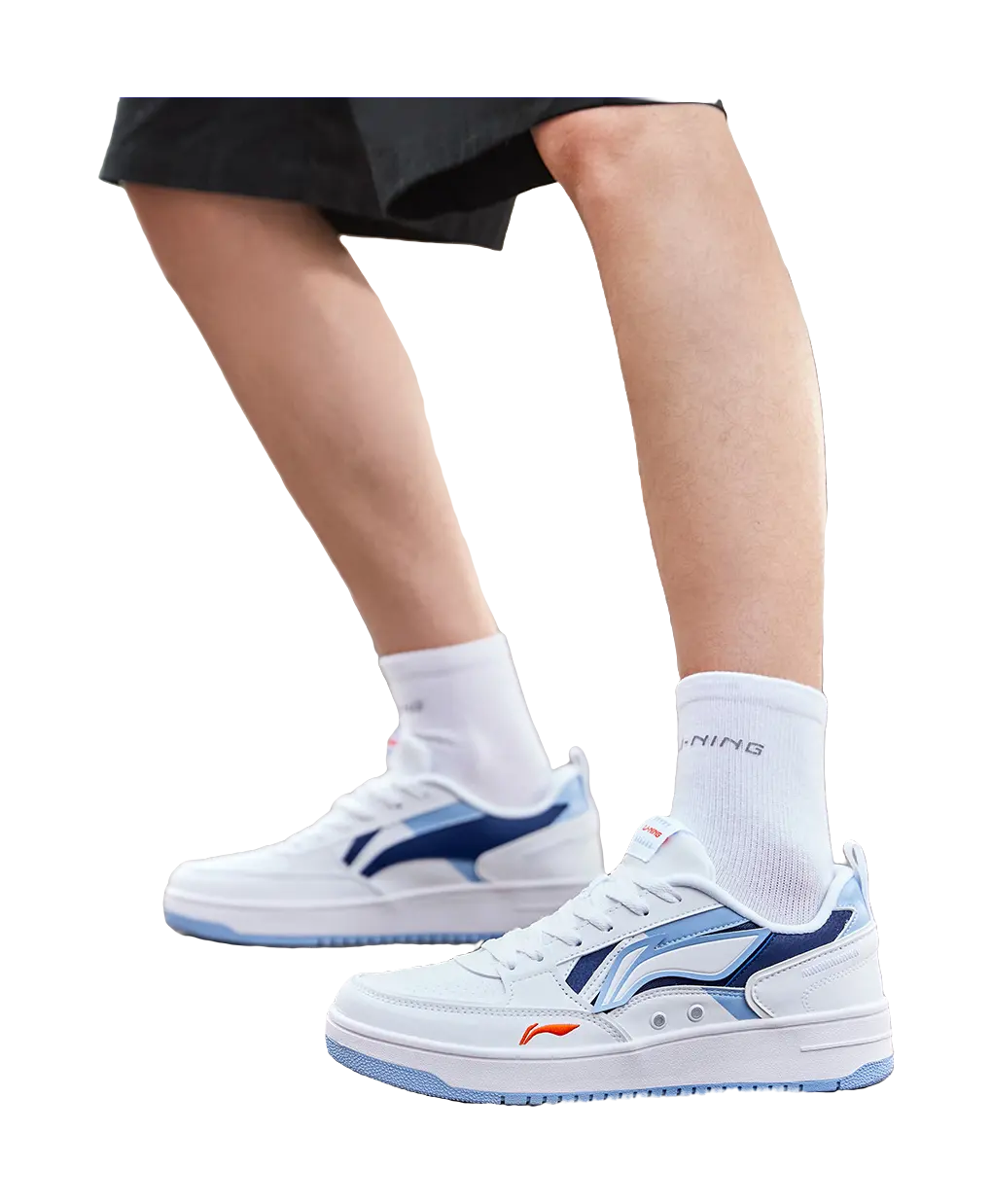 Li Ning Sea And Sichuan Slip Resistant Cushioning Abrasion Resistant Lightweight Low top Skateboard Shoes Mens  vjsneaker.com