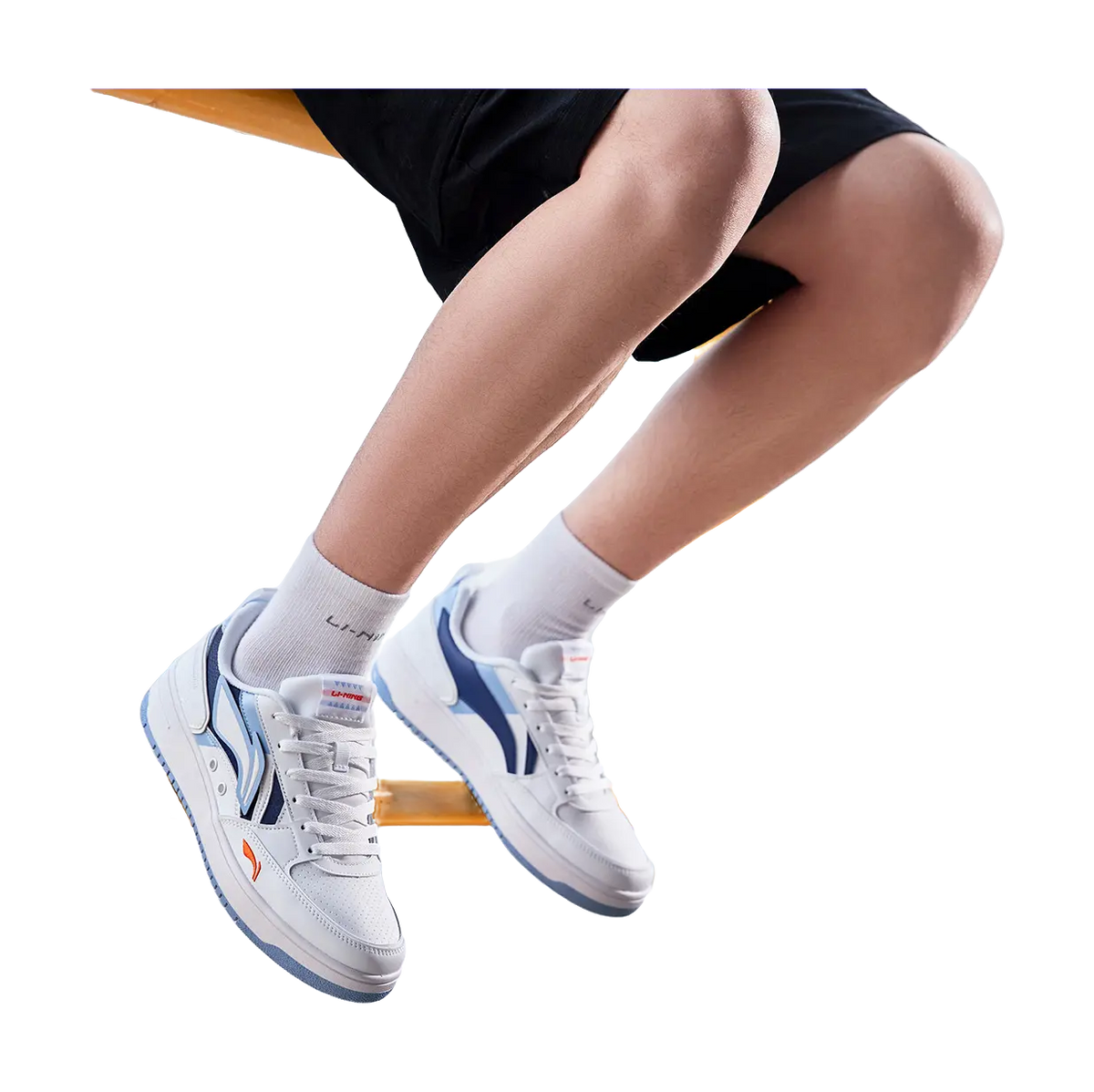 Li Ning Sea And Sichuan Slip Resistant Cushioning Abrasion Resistant Lightweight Low top Skateboard Shoes Mens  vjsneaker.com