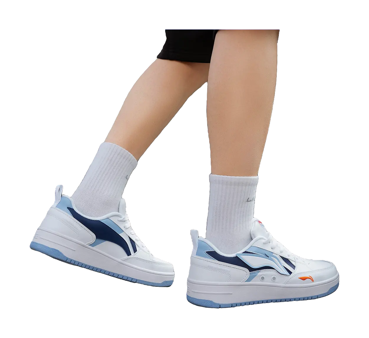 Li Ning Sea And Sichuan Slip Resistant Cushioning Abrasion Resistant Lightweight Low top Skateboard Shoes Mens  vjsneaker.com