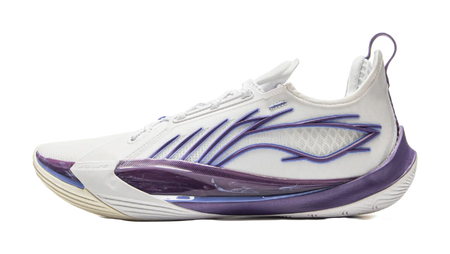 Li Ning Sonic 13 - White Purple Basketball Shoes for Men 