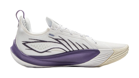 Li Ning Sonic 13 - White Purple Basketball Shoes for Men 