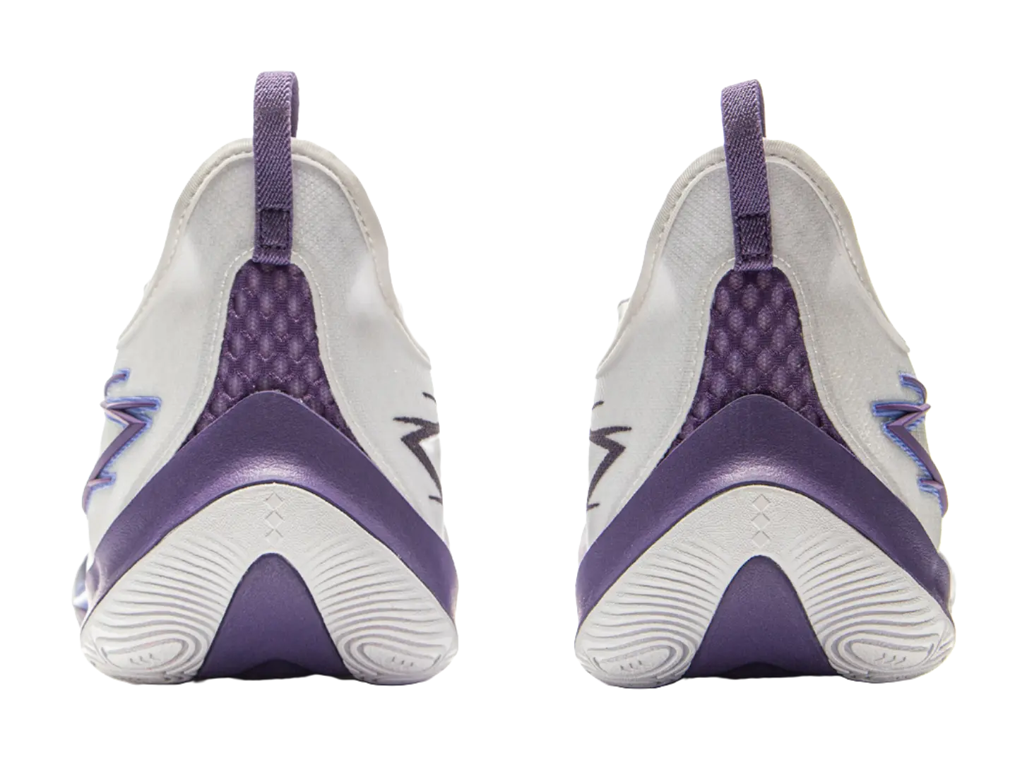 Li Ning Sonic 13 - White Purple Basketball Shoes for Men 