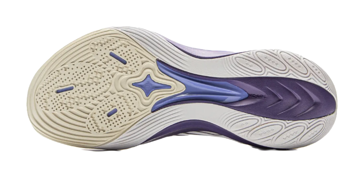 Li Ning Sonic 13 - White Purple Basketball Shoes for Men 