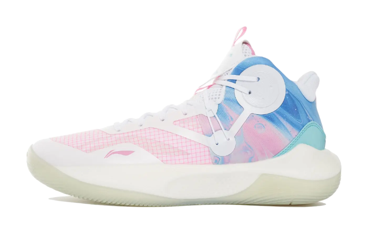 Li Ning Sonic 9 Team - Pink Men's Basketball Shoes 