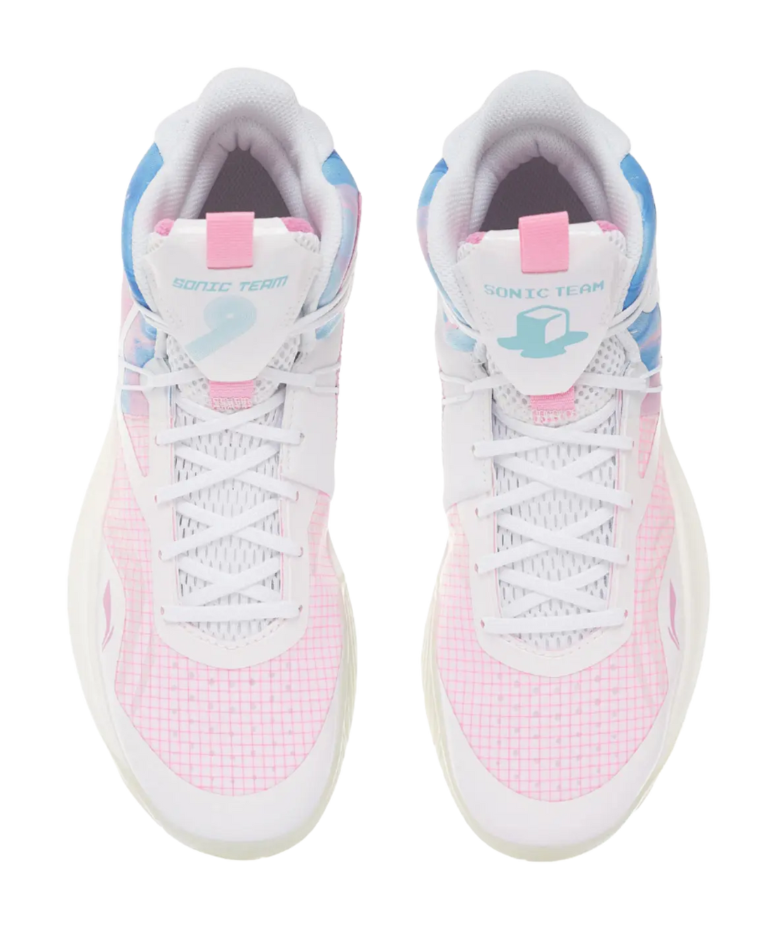 Li Ning Sonic 9 Team - Pink Men's Basketball Shoes 