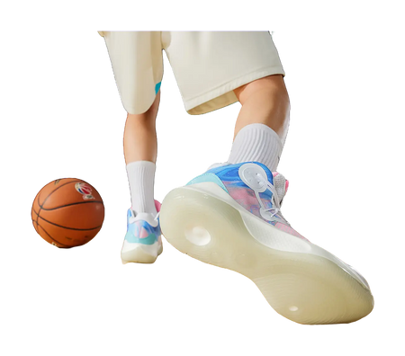 Li Ning Sonic 9 Team - Pink Men's Basketball Shoes 