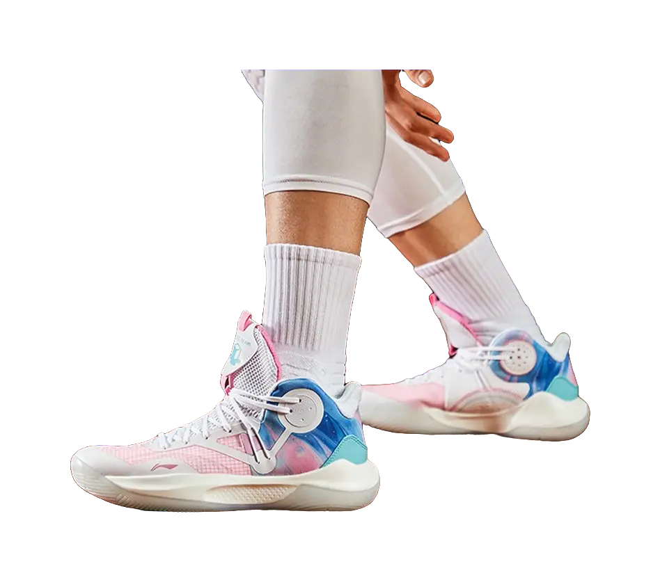 Li Ning Sonic 9 Team - Pink Men's Basketball Shoes 