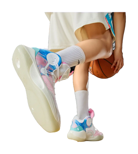 Li Ning Sonic 9 Team - Pink Men's Basketball Shoes 