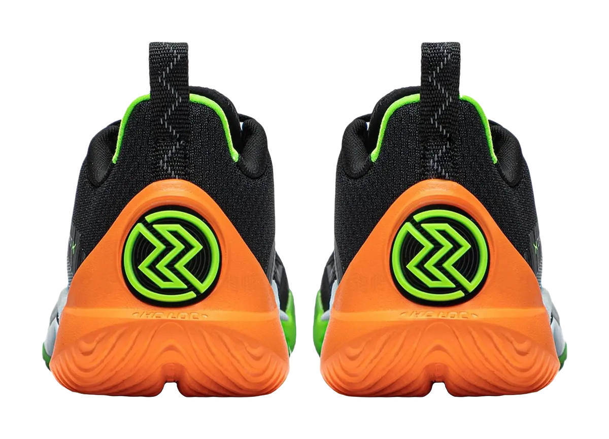 Li Ning Speed 10 Basketball Shoes Mens Low top Black Green Orange  vjsneaker.com