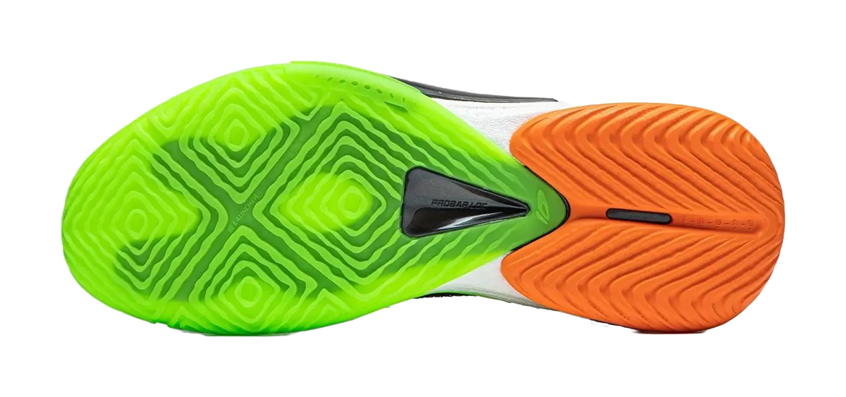 Li Ning Speed 10 Basketball Shoes Mens Low top Black Green Orange  vjsneaker.com