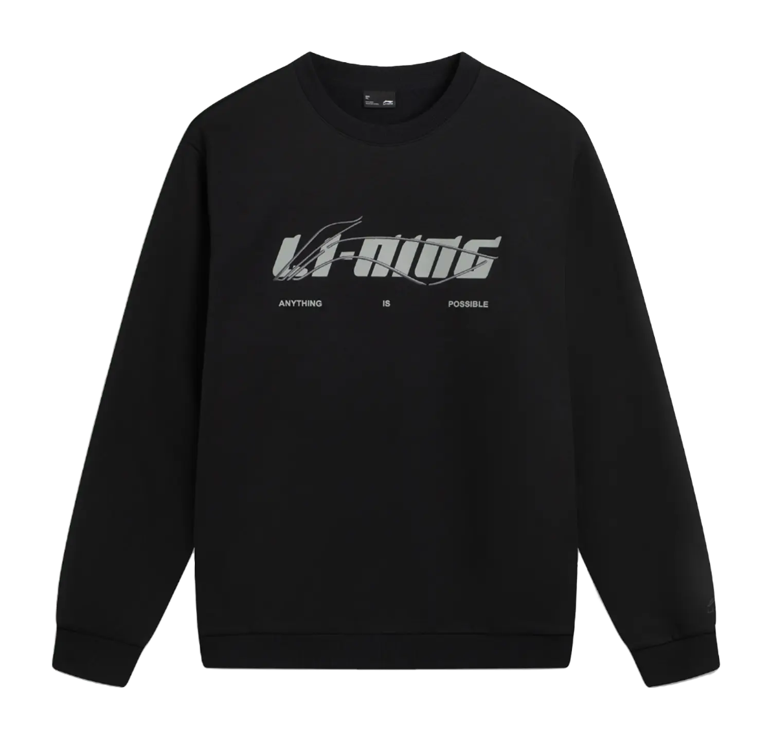 Li Ning Sports Life Collection Sweatshirt Unisex Black  vjsneaker.com