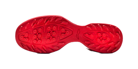 Li Ning TF Soccer Cleats - Rubber Broken Studs for Artificial Turf with Cushioning Anti-Slip & Wear-Resistant White Red 