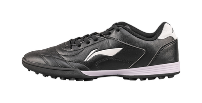 Li Ning TF Turf Soccer Cleats for Men - Abrasion Resistant & Breathable for Artificial Grass Black 