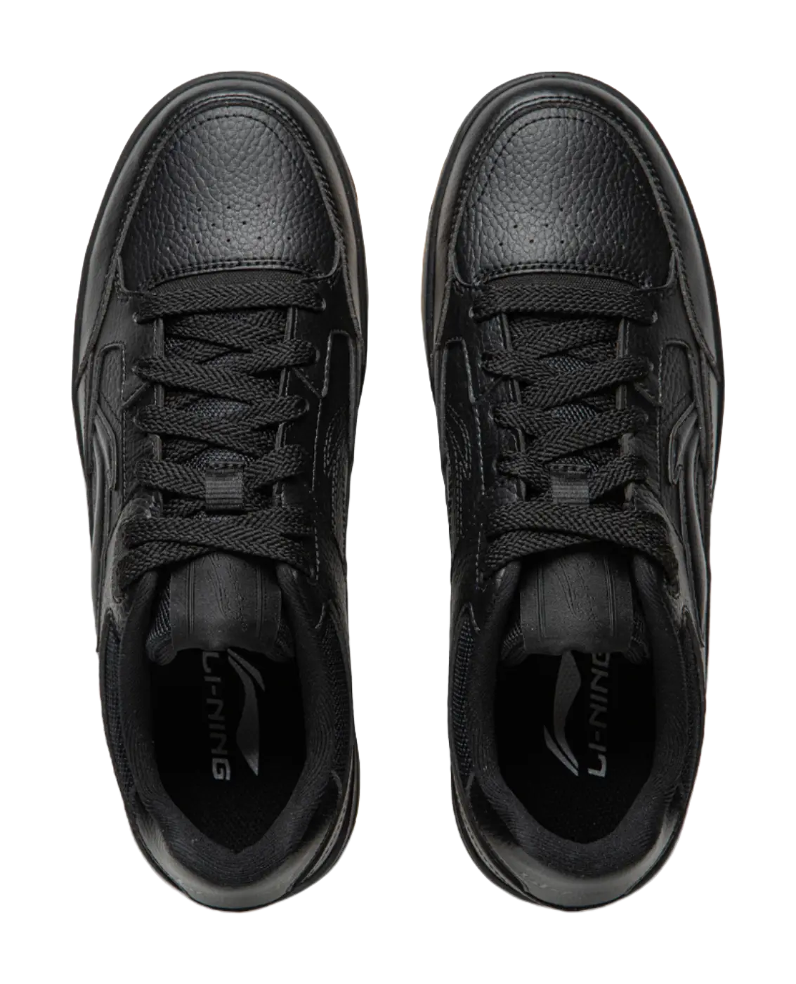 Li Ning Tianji Slip Resistant Abrasion Resistant Skateboard Shoes Mens Black  vjsneaker.com