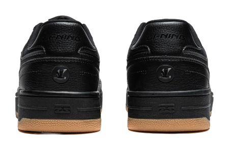 Li Ning Tianji Slip Resistant Abrasion Resistant Skateboard Shoes Mens Black  vjsneaker.com