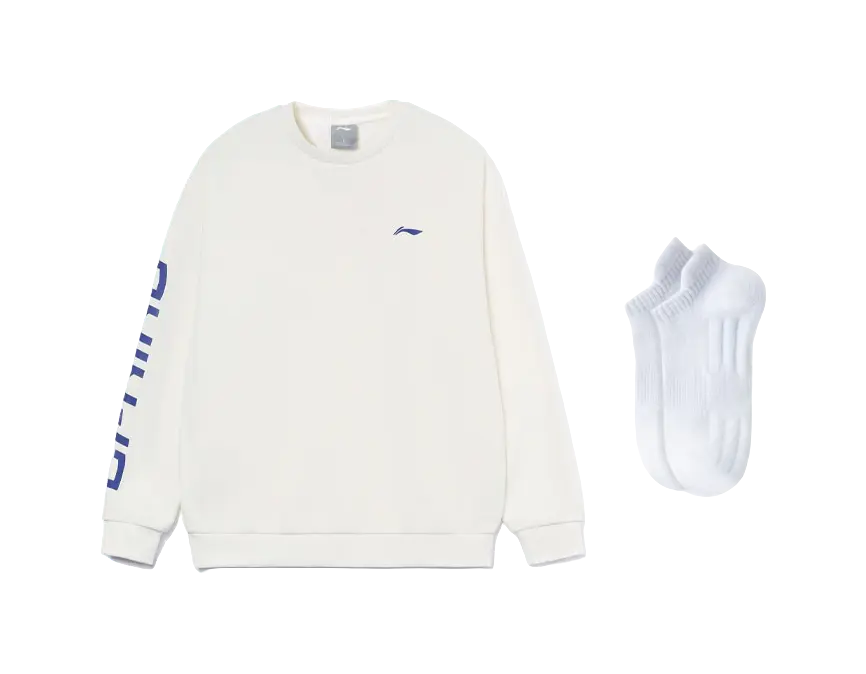 Li Ning Training Series Sweatshirts Unisex Crew Neck Thickened Others  vjsneaker.com