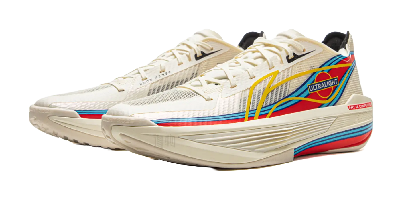 Li Ning ULTRALIGHT Basketball Shoes Mens Low top Ecru  vjsneaker.com