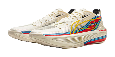 Li Ning ULTRALIGHT Basketball Shoes Mens Low top Ecru  vjsneaker.com