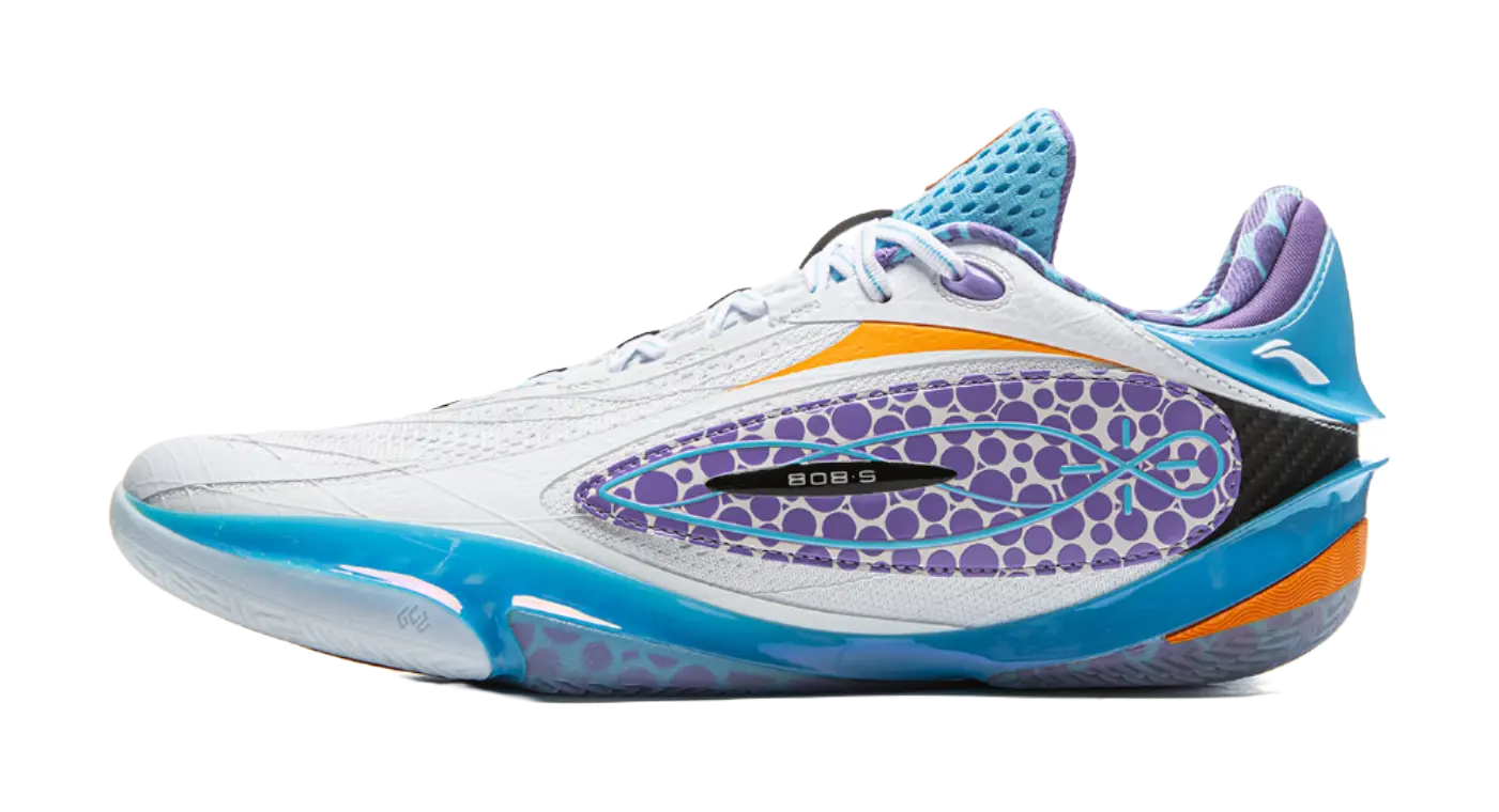 Li-Ning Wade 808 5 Ultra "Stingray" - Basketball Shoes Men's White Blue  vjsneaker.com