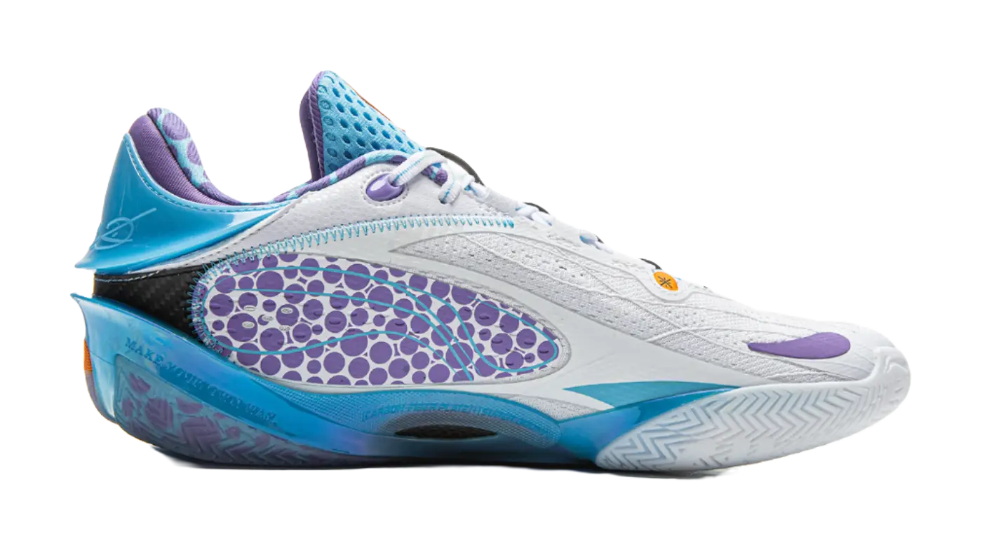 Li-Ning Wade 808 5 Ultra "Stingray" - Basketball Shoes Men's White Blue  vjsneaker.com