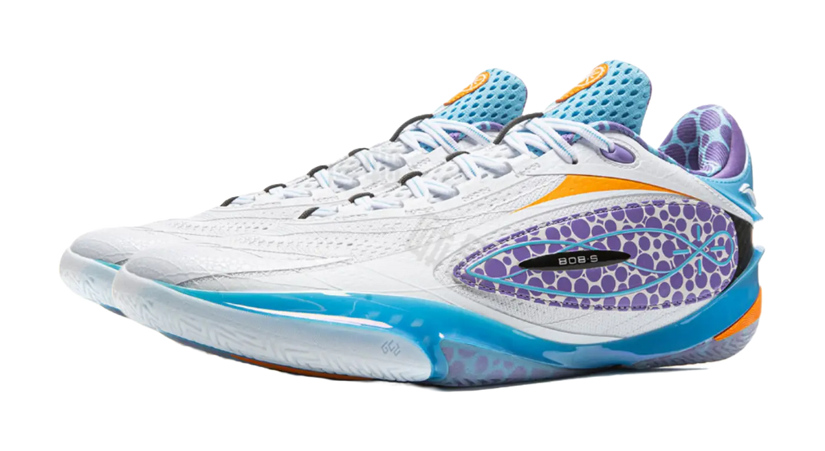 Li-Ning Wade 808 5 Ultra "Stingray" - Basketball Shoes Men's White Blue  vjsneaker.com