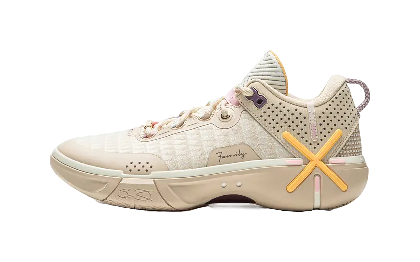 Li Ning Wade Shadow 6 Low Basketball Shoes Men Dusty Khaki/Ecru beige