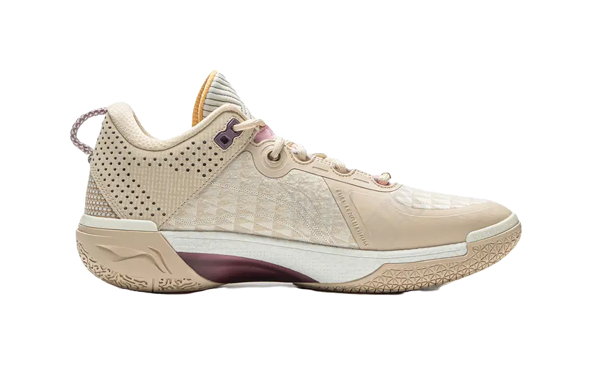 Li Ning Wade Shadow 6 Low Basketball Shoes Men Dusty Khaki/Ecru