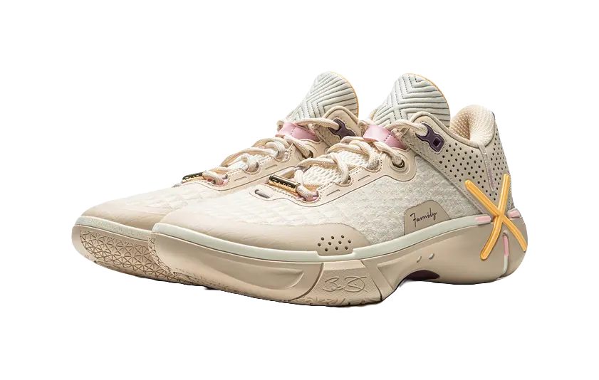 Li Ning Wade Shadow 6 Low Basketball Shoes Men Dusty Khaki/Ecru